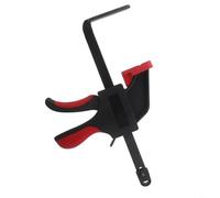 Pince de guidage pour scie à chenille, 90 kg de serrage pour force de type F à dégagement rapide pour rails de 12 x 8 mm, compatible avec la plupart des scies à voie (les deux)