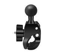 Pince de Guidon, Base Montage Ram avec Boule 1 Pouce, for caméra d'action Gopro Garmin, Support Clip Rail Moto et vélo