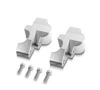 Pince De Guidon pour CFMOTO 800MT Et 450MT | Rehausses de guidon pour motos, inserts de rehausse, rallonges de fourche pour rehausseurs Montage Riser(Argent)