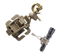 Pince de hache à glace pour pelle d'ingénierie, clip de support de vitesse, support de lampe de poche, accessoires tactiques extérieurs, clip de chasse porte-clés de ceinture, clip de roue de sac à