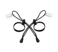 Pince de jambe de pantalon - Clips de toile de, 2 clips de toile de avec cordons extensibles, clip de de multifonctionnel, tendeur de nappe pour les déplacements, les rendez-vous,