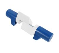 Pince de Laboratoire à 90 Degrés pour Support de Physique | Double Serrage à Vis, Réglage à Deux Molettes, Plastique et Métal Bleu, pour Expériences et Montages