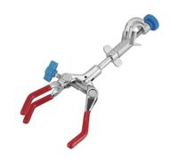 Pince de laboratoire à trois mâchoires, réglable, à changement de direction, for maintenir les flacons et les tubes à essai. Équipements de laboratoire