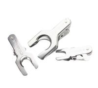 Pince de laboratoire en acier inoxydable à joint n° 12, 18, 29, 35, 40, pince bille verre, fixation rapide for Équipements de laboratoire