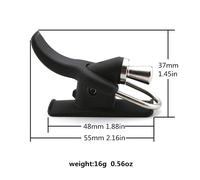 Pince De Lancement De Pêche En Mer, Bouton De Pouce, Déclencheur, Baril, Pince De Pêche, Protecteur De Doigt, Clip De Casting De Surf Noir