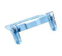 Pince de lecture pliable en ABS avec transparent, bleu | Conseils pour étudier les notes de musique, les fichiers de bureau, la pratique de l'examen
