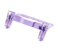 Pince de lecture pliable en ABS avec transparent, violet | Conseils pour étudier les notes de musique, les fichiers de bureau, la pratique de l'examen