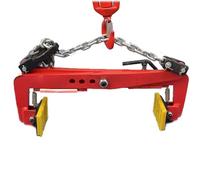 Pince de levage à maillons de chaîne épais de 28 pouces, pinces de levage à mâchoires réglables pour poutres et plaques d'acier, outils durables d'installation de pierres en bordure de route