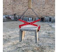 Pince de levage de dalle réglable pour un transport sûr du marbre et du granit, outil de manutention robuste pour les travaux de construction et de maçonnerie