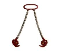 Pince de levage de tambour d'huile de chariot élévateur 0,5T 1 tonne Crochet de grue robuste pour baril et réservoir, outils de réparation de pneus, crochet de chaîne pour levage et traînage