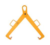 Pince de levage de tonneau d'huile - GMSLuu - Pince de levage - Charge maximale : 600 kg - Diamètre du tambour applicable : 55-60 cm - Jaune