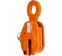 Pince de Levage en Tôle, Pince de Levage Verticale Pinces de levage robustes 1T/2T/3T/5T/8T, ouverture de mâchoire réglable, pince de levage en plaque d'acier for levage vertical(1T)