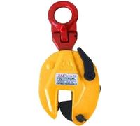 Pince de levage industrielle verticale for plaques métalliques, mâchoires réglables en ouverture et en fermeture(3T)