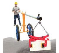 Pince de levage pour bordures en béton en forme de X, outil de levage pour ardoises, pour briques de marbre de 350 kg, 500 kg, 600 kg, 1 300 kg, 1 500 kg, 1 800 kg, 1 900 kg, chariot à roues à long