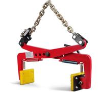 Pince de levage robuste, design vertical réglable, caoutchouc antidérapant, capacité de 325 à 800 kg pour une manipulation sûre des matériaux