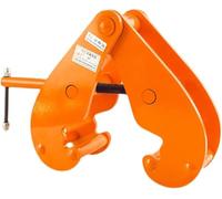 Pince de levage robuste en acier for poutre en I, adaptée aux rails en acier et aux voies ferrées(3T)