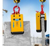 Pince de levage robuste pour dalles de pierre, capacité de 1000 kg, pinces en acier avec mâchoires en caoutchouc anti-rayures pour un transport et une installation sûrs des dalles de granit et de