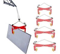 Pince de Levage Robuste pour Pierres - Outils de manutention de plaques de Granit et d'acier, Pinces de Levage durables pour Le Levage et Le Transport sécurisés de Dalles