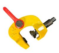 Pince de levage robuste pour plaques, 1,5 T 3 T, pince de levage à vis, procédé de forgeage intégré, aucune déformation sous charge élevée pour le levage d'acier 1.5t-2items