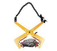 Pince de levage verticale pour pavés, bordures, support de trottoir, 350 kg, support de pierre 30-51 cm, pour soulever et transporter
