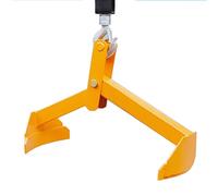 Pince de levage verticale pour tambour d'huile - Écarteur de crochet en acier allié pour fûts de 30 à 55 gallons, charge maximale de 350 kg, parfait pour soulever et transporter