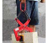 Pince de levage verticale réglable pour pierre et granit, patins en caoutchouc antidérapants pour un levage sûr, outil de manipulation de matériaux robuste
