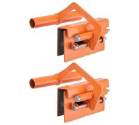 Pince de levage verticale robuste en métal antidérapant pour cloisons sèches - Supports de plaques de plâtre pour le transport de la pierre - Pince de levage verticale robuste