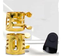 Pince de ligature pour bec de saxophone soprano, alto, saxophone ténor et clarinette avec revêtement en caoutchouc pour une meilleure performance sonore (TENOR SAX)
