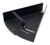 Pince de localisation d'angle réglable pour le travail du bois, rapporteur en acier inoxydable avec plage de 22,5 à 180 degrés, pour marquage calibré de précision de 22,5 à 180 degrés (22,5 à 45