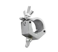 Pince de lumière de scène - Crochet pivotant en d'aluminium, accessoire d'éclairage stable, support universel léger pour bar, pub, matériel professionnel, support rotatif argenté pour théâtre