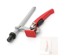 Pince de maintien à action rapide pour le travail du bois - Banc fixe - Presse à cliquet réglable - Robuste et fiable - Capacité de charge élevée - Polyvalente - Plage de serrage de colonne - Pression