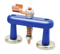 Pince de masse magnétique pour soudage Outil de Serrage Soudeur Robuste | Tête de soudage magnétique Outil Fixation Soudage Réglable Fabrication Métallique, Travail Tôlerie, Constr