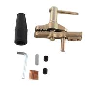 Pince de masse pour soudage, pince de terre professionnelle en laiton et en fer, capacité de courant élevé de 800 A avec une ouverture de mâchoire de 35 mm, pour équipements de