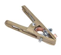 Pince de Masse Soudure, 400A Laiton Support D'électrode de Soudage Pince de Câble de Terre Pince à Mâchoire Pince Robuste Pour Machine à Souder Avec vis Fixables