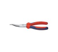 Pince de mécanicien, becs crochus, plats et ronds, Long. : 200 mm, Long. des becs 73,0 mm