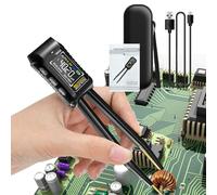 Pince de mesure numérique, testeur SMD, testeur automatique SMD, analyseur de composants de haute précision pour la détection des composants avec affichage de diode et condensateur