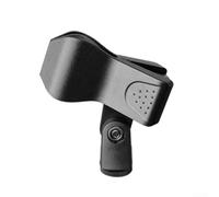 Pince de microphone en plastique avec poignée réglable et adaptateur de filetage pour montage dynamique sur pied de micro (D)