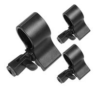 Pince de microphone - Lot de 3 supports de microphone, adaptateur d'extension pour enregistrements en studio, entretiens, sport avec base antidérapante
