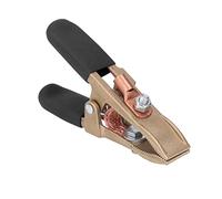 Pince de mise à la terre - Clip de grand diamètre en laiton de 60 mm, Pinde de soudage conducteur à courant élevé sûr avec couverture de poignée non glissante à usage automobile (Type 2)