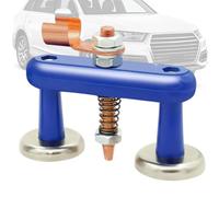 Pince de mise à la terre pour soudure - Accessoire de soudage magnétique stable - Outil réglable haute résistance pour réparation, construction et usinage de carrosserie automobile