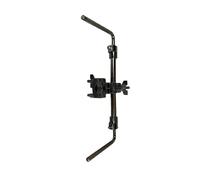 Pince de montage pour cymbales de batterie portable symétrique U en acier inoxydable multi-positions antidérapantes pince corne clip métal réglable batterie matériel accessoires percussion