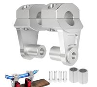 Pince de montage pour guidon de moto pour un meilleur contrôle et confort | Kit de montage ergonomique anti-vibration pour vélo, croiseur, VTT, moto de route, accessoires de conduite d'hiver pour