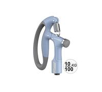 Pince de musculation à résistance réglable 10-100KG avec compteur - Bleue