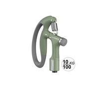 Pince de musculation à résistance réglable 10-100KG avec compteur - Verte