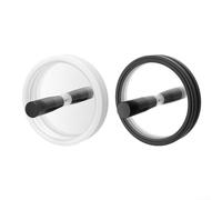 Pince de nettoyage en vinyle conçue pour tourner librement sous le débit d'eau du robinet pendant l'infiltration d'eau derrière les étiquettes de disque (noir)