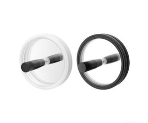 Pince de nettoyage en vinyle conçue pour tourner librement sous le débit d'eau du robinet pendant l'infiltration d'eau derrière les étiquettes de disque (noir)