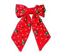 Pince De Noël Pour Cheveux Élégante Epingle À Cheveux Avec Strass Et Perle