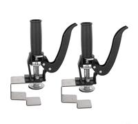 Pince de panneau de tiroir en acier inoxydable, clip de fixation à dégagement rapide pour installation de porte d'armoire, clips en forme de L et en forme d'arc pour le travail du bois, artefact