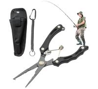 Pince De Pêche,Ciseaux De Démontage De Hameçon À Long Bec Robuste | Pinces À Long Bec Pour La Pêche | Pour Bar Truite Boîte À Accessoires Bateau Perçage Travaux Électriques Mécanique Poisson-Chat