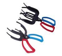 Pince de pêche ergonomique en alliage d'aluminium avec dents antidérapantes pour un contrôle sans désordre, pince de rivière, outil de pêche convivial, pince de retrait d'hameçon